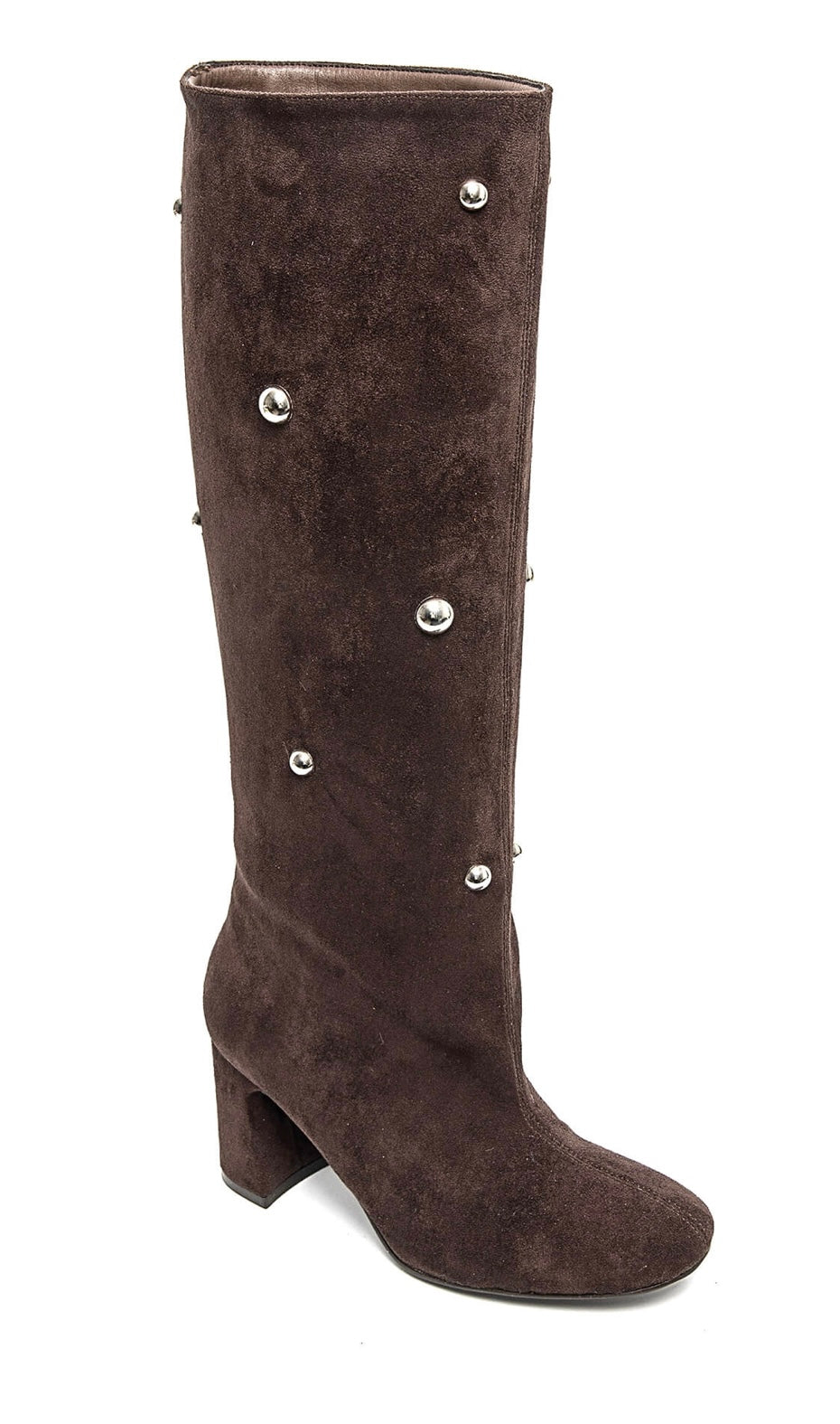 Heel Boots Pearls brown