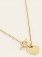 Candy Kette mit Herz gold