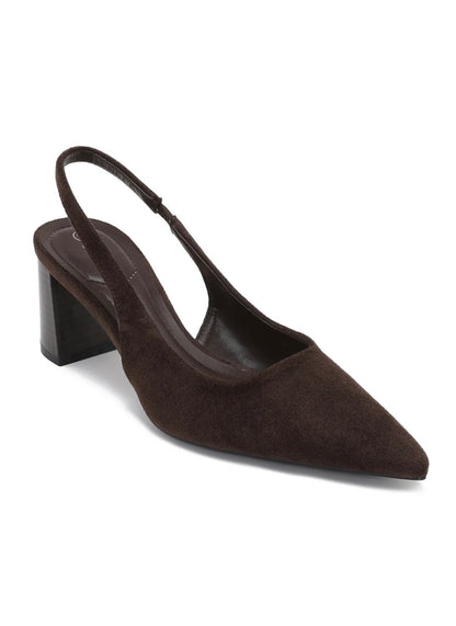 SLING PUMPS BROWN