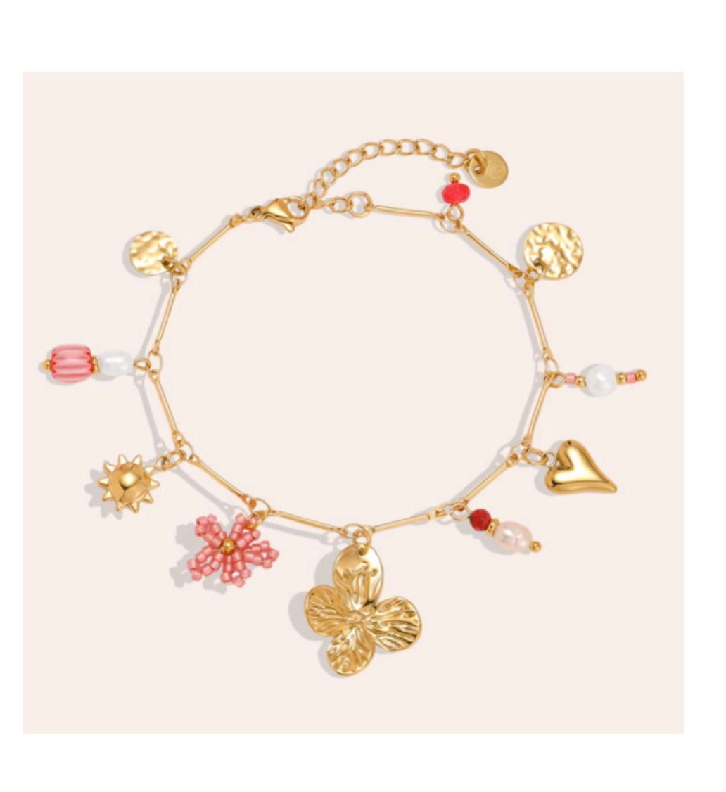ARMBAND MIT ANHÄNGERN FLOWER