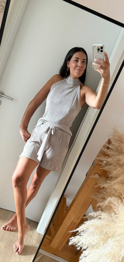 Neckholder Top Crinkly