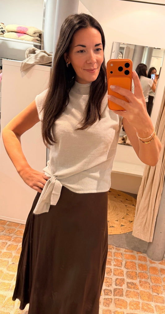 YAYA Strick Shirt mit Pailletten