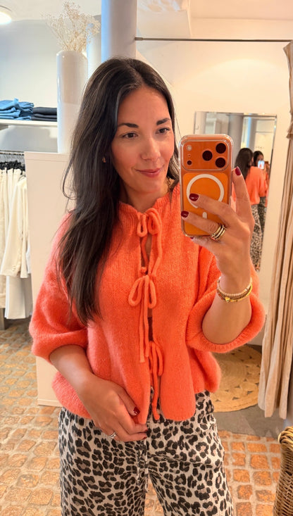 CARDIGAN MIT SCHLEIFEN