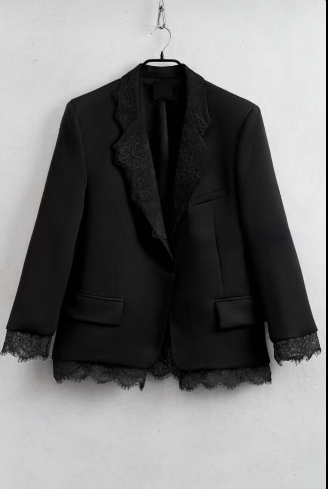 Classy Blazer Lace schwarz