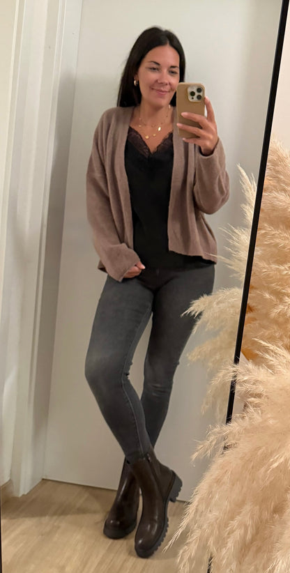Stiefelette in braun