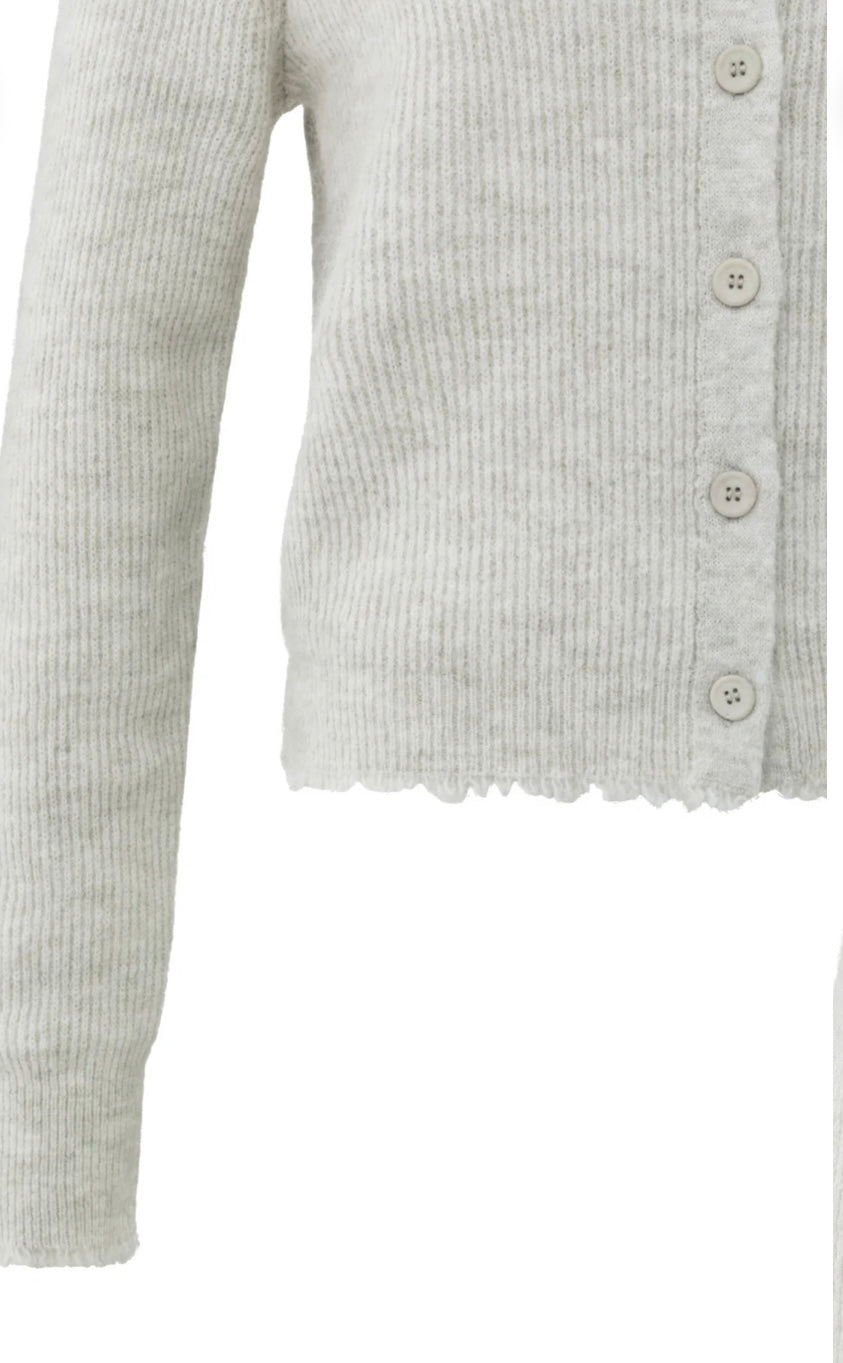YAYA Cardigan cloudy grey melange
