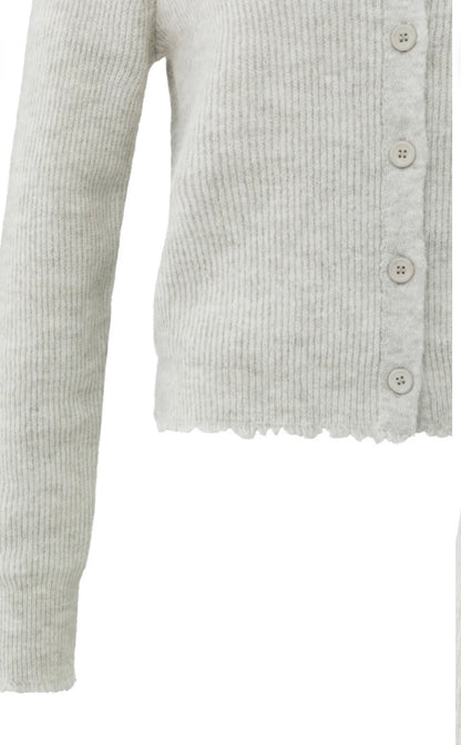 YAYA Cardigan cloudy grey melange