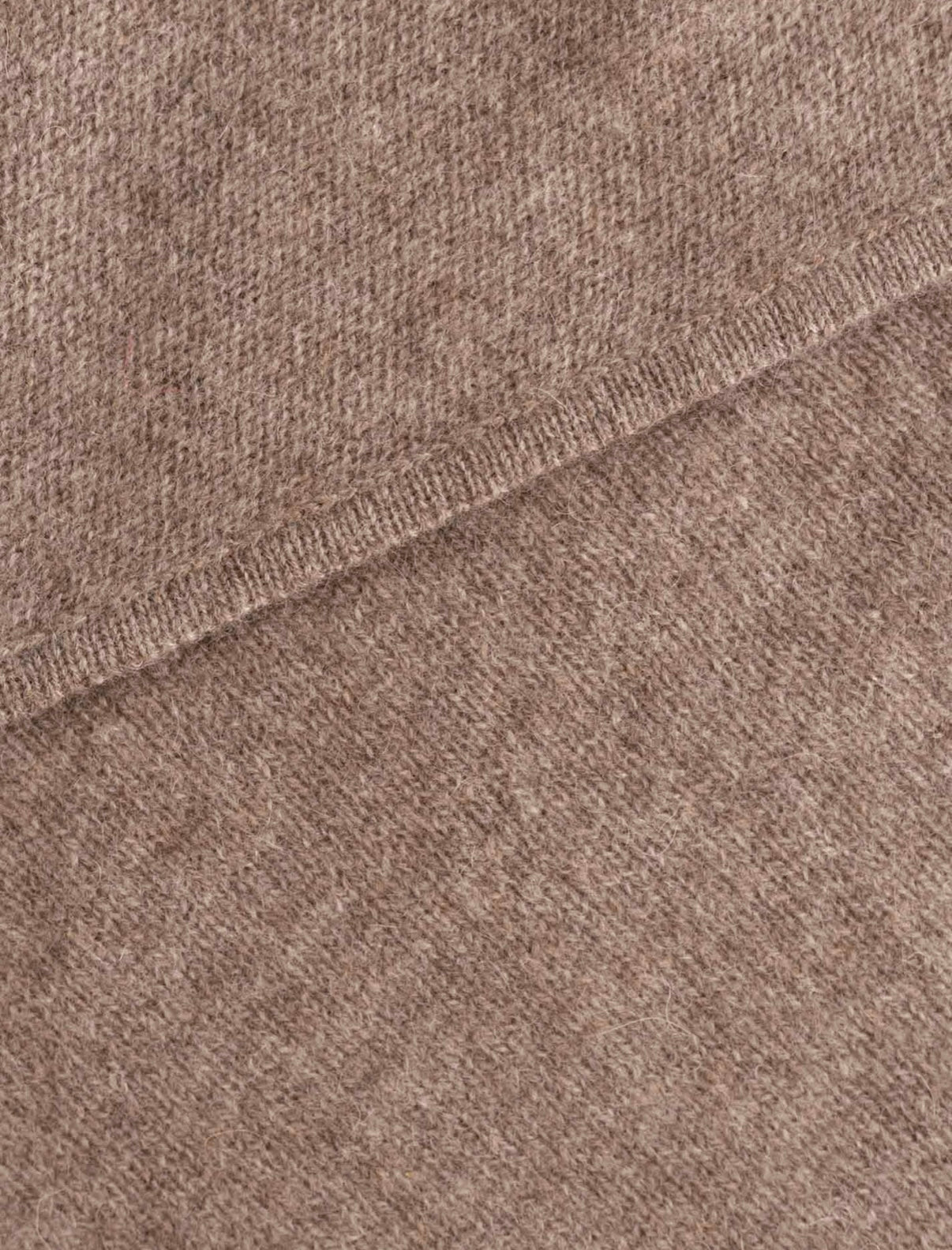 Zwillingsherz Kaschmir Dreieckstuch Taupe