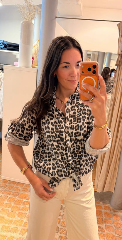 MUSSELIN BLUSE LEO