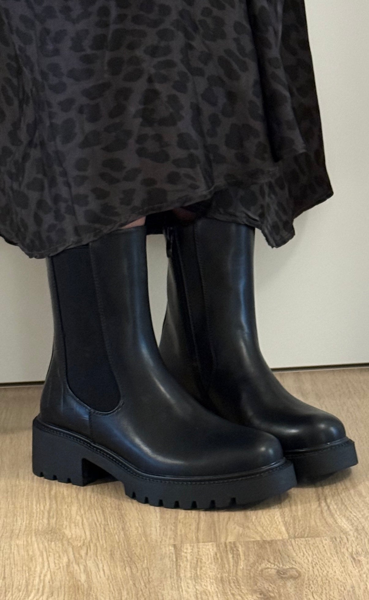 Stiefelette all black