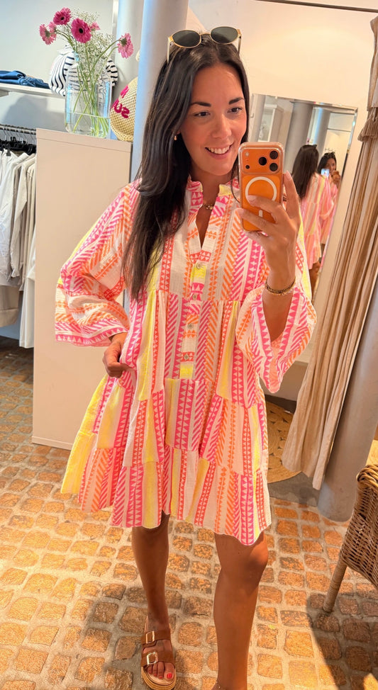 Midi Kleid Neon