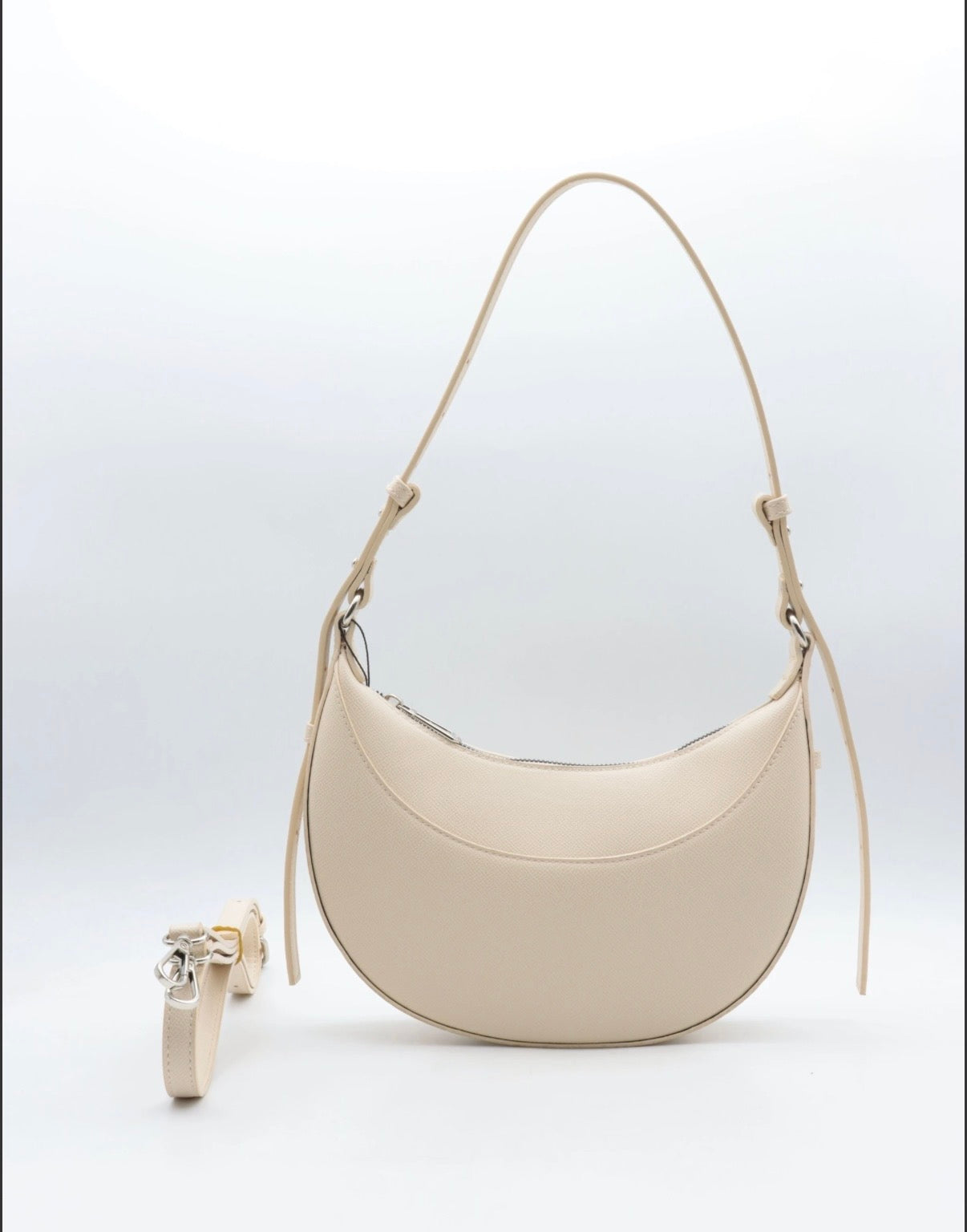 HALF MOON BAG MILKY