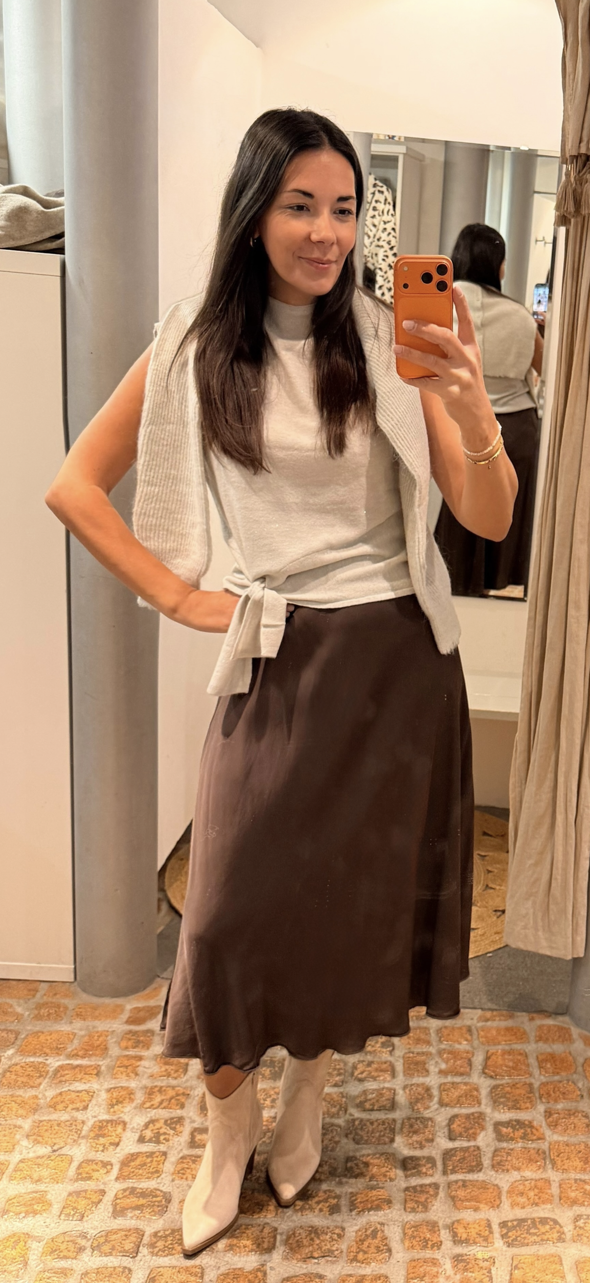 YAYA Strick Shirt mit Pailletten