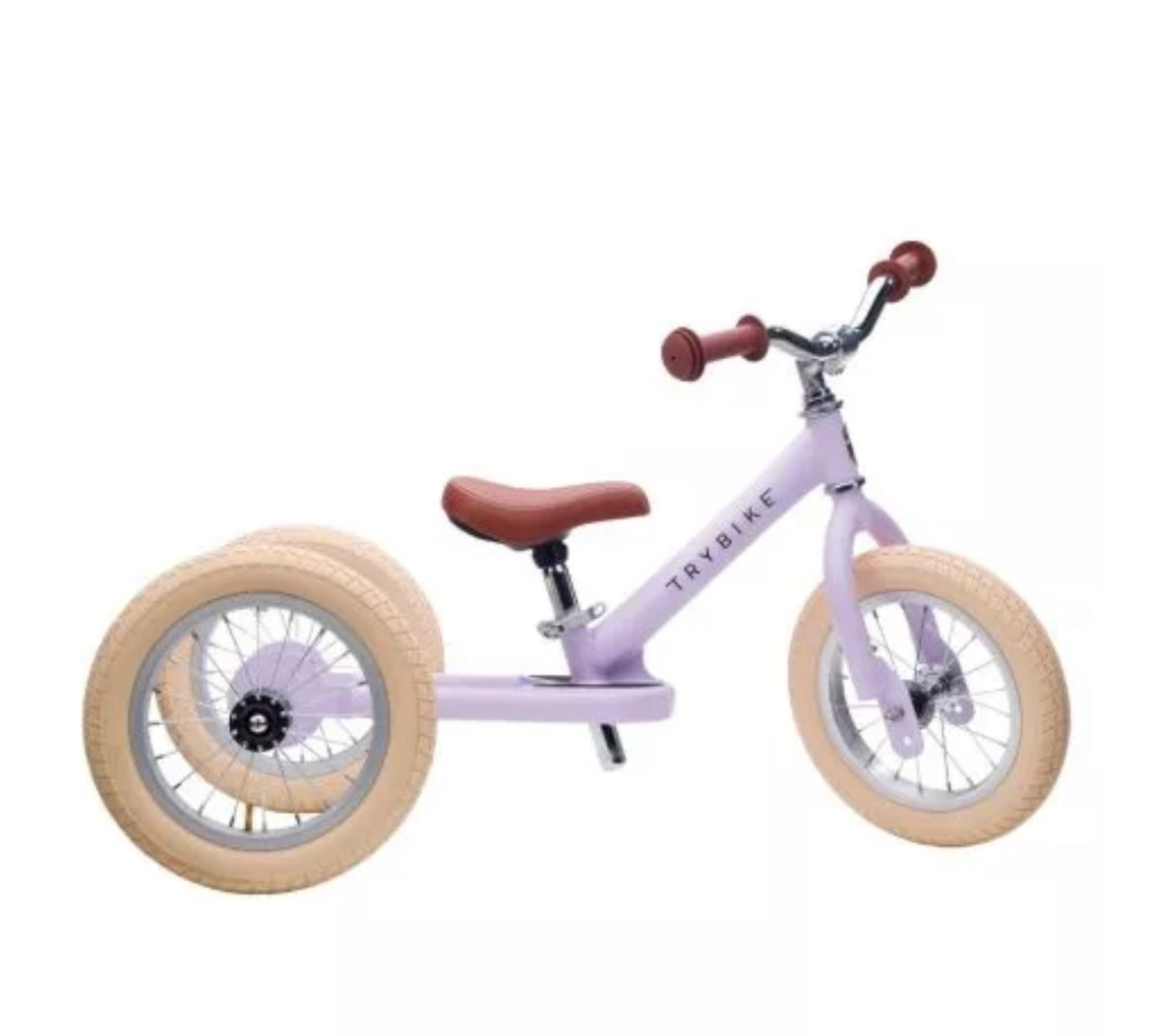Trybike Laufrad 2 in 1 Vintage Purple
