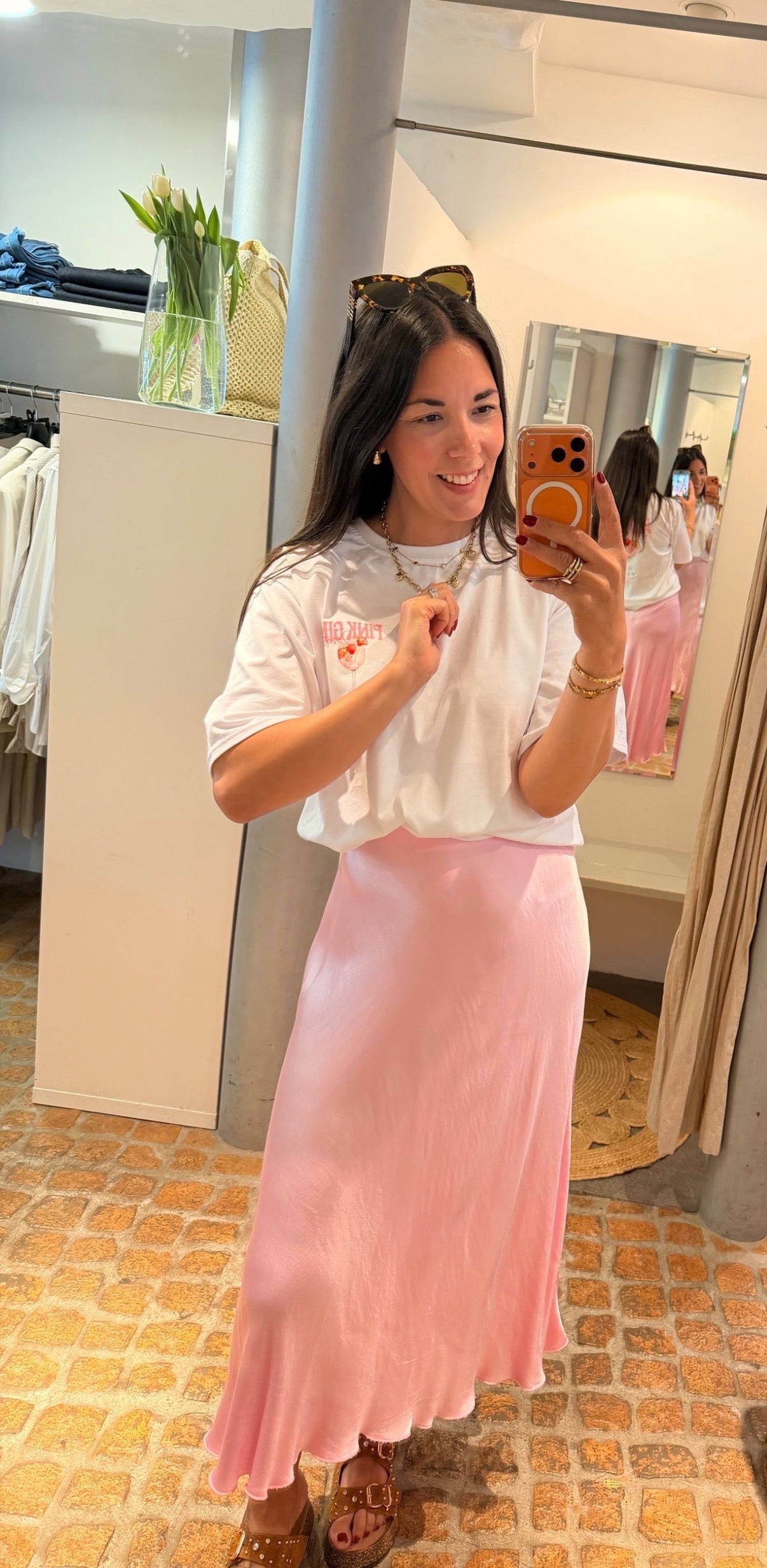 T-SHIRT PINK GIN