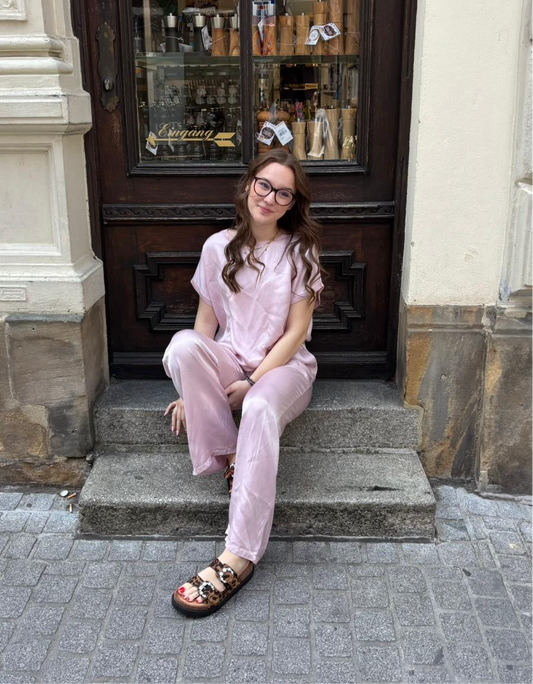 Satin Set mauve