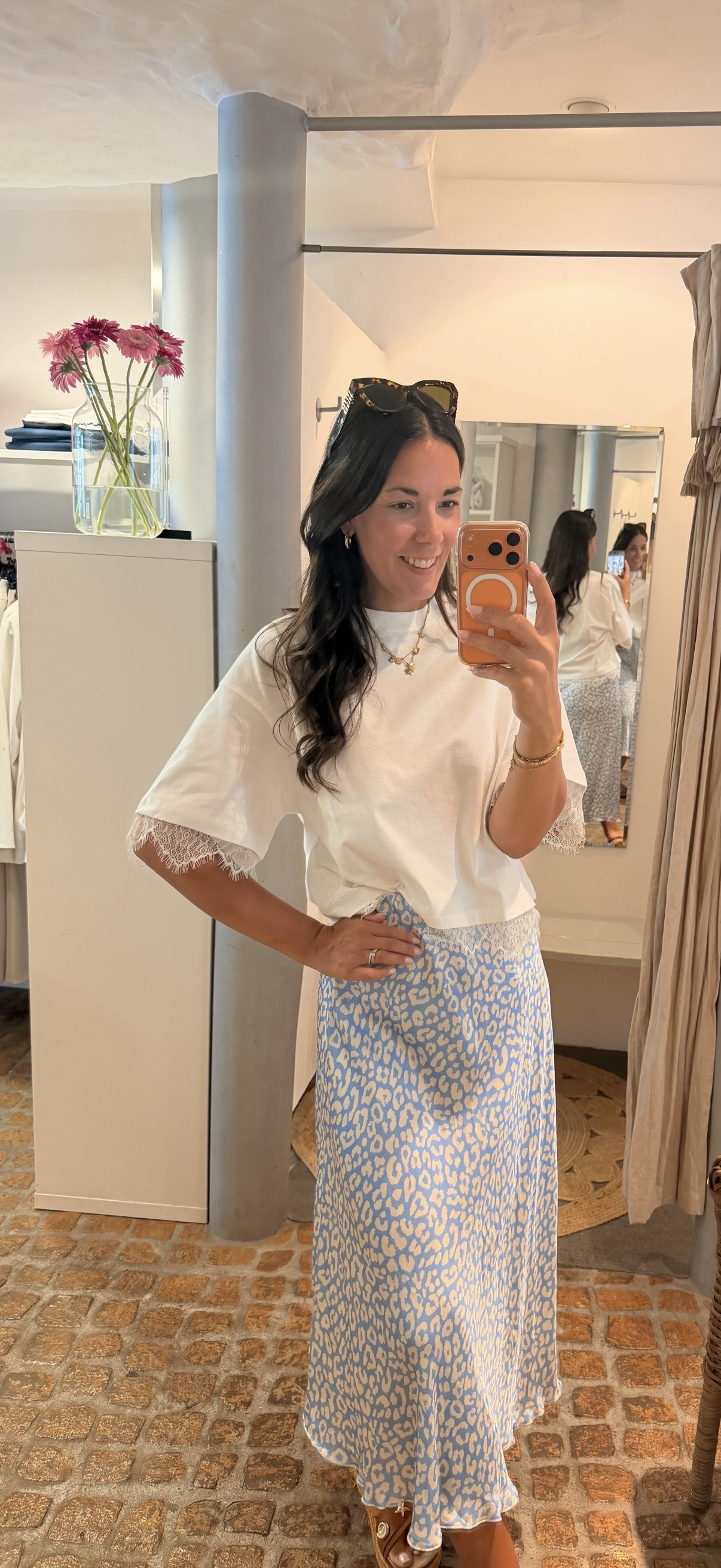 LACE SHIRT WHITE
