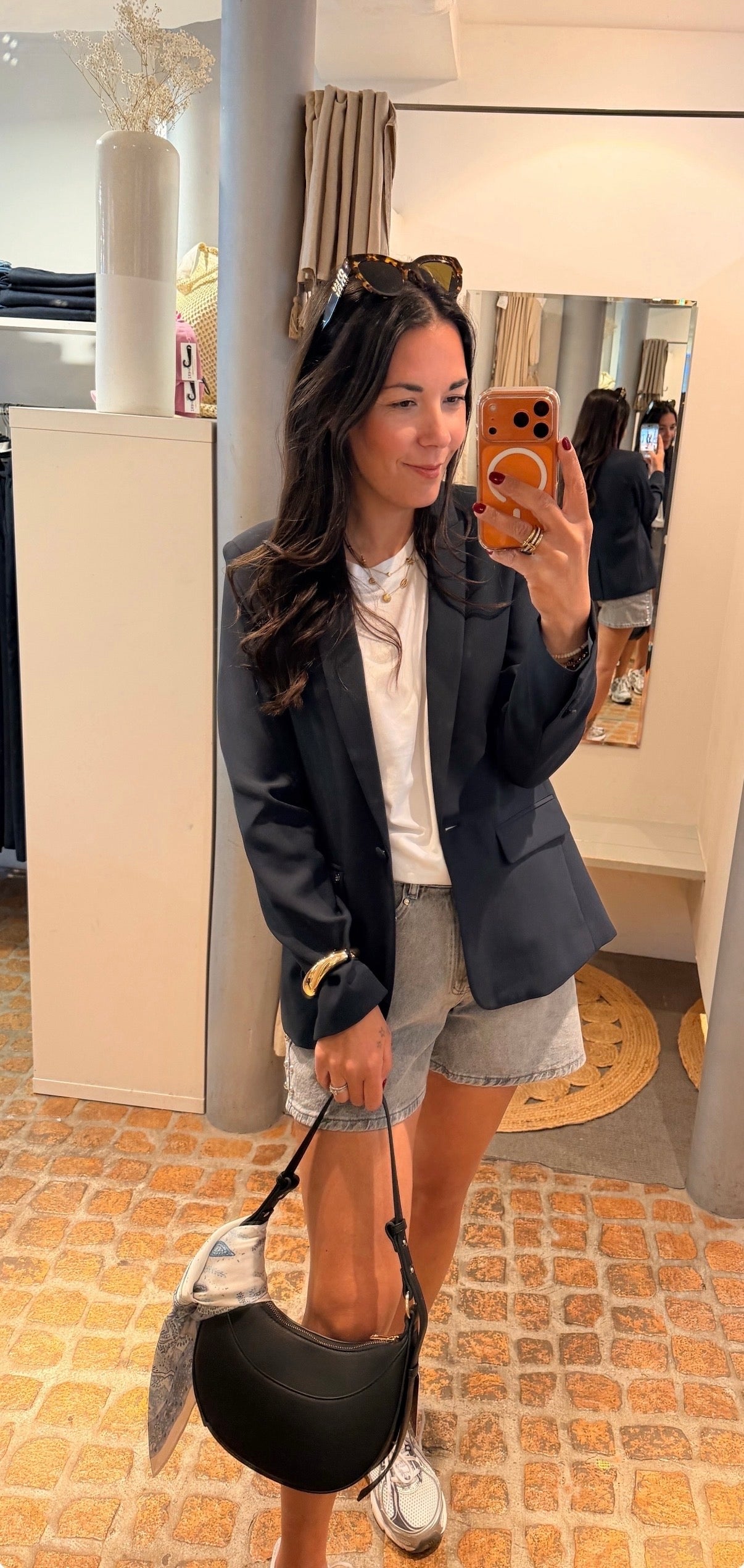 MOS MOSH LEONORA MILEY BLAZER NAVY
