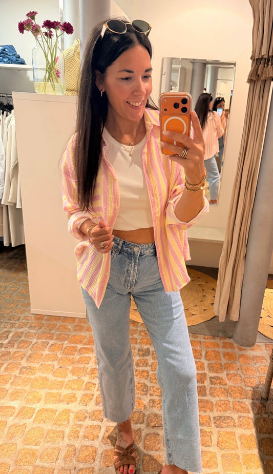 MUSSELIN BLUSE BONBON