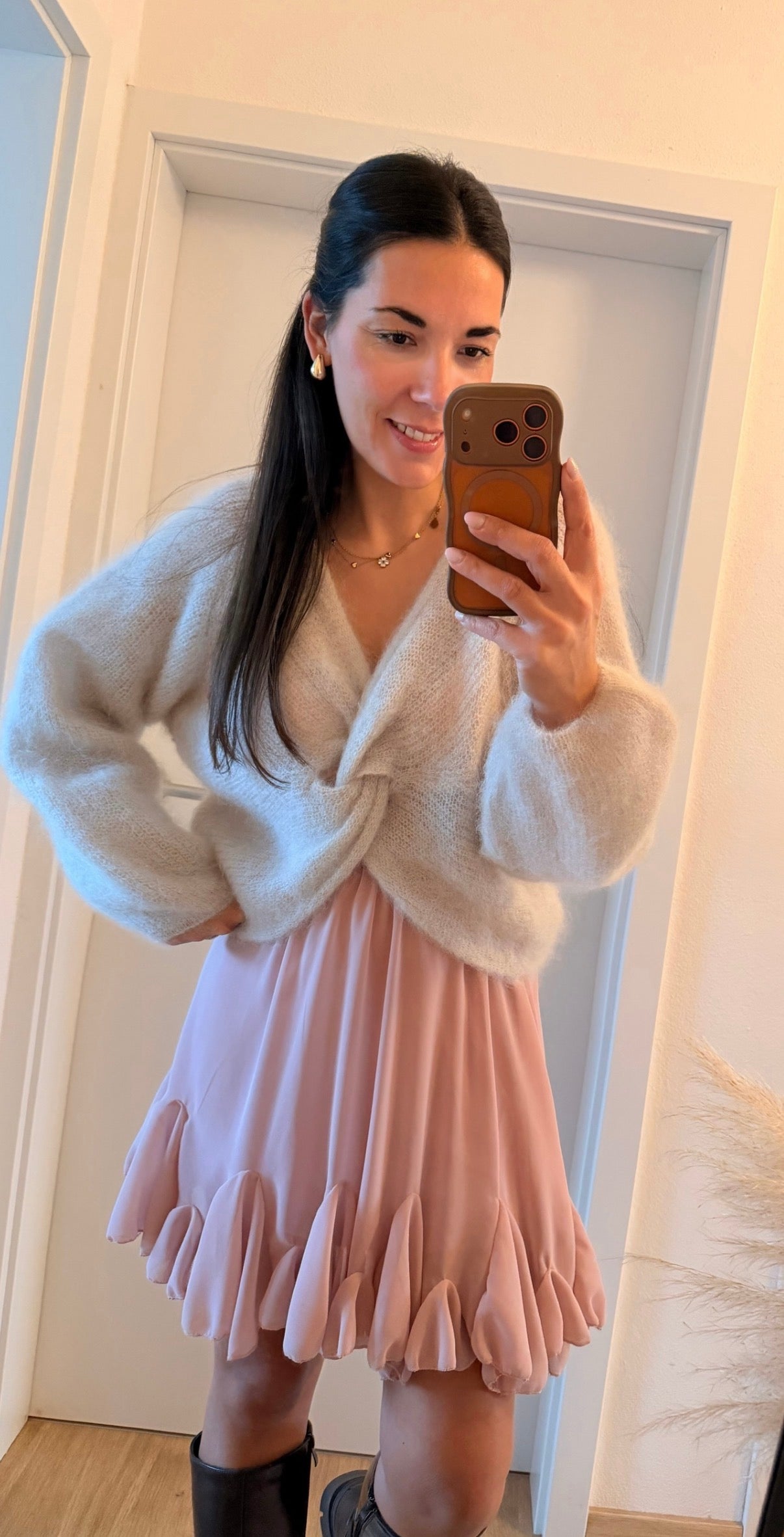 Midi Rock in mauve