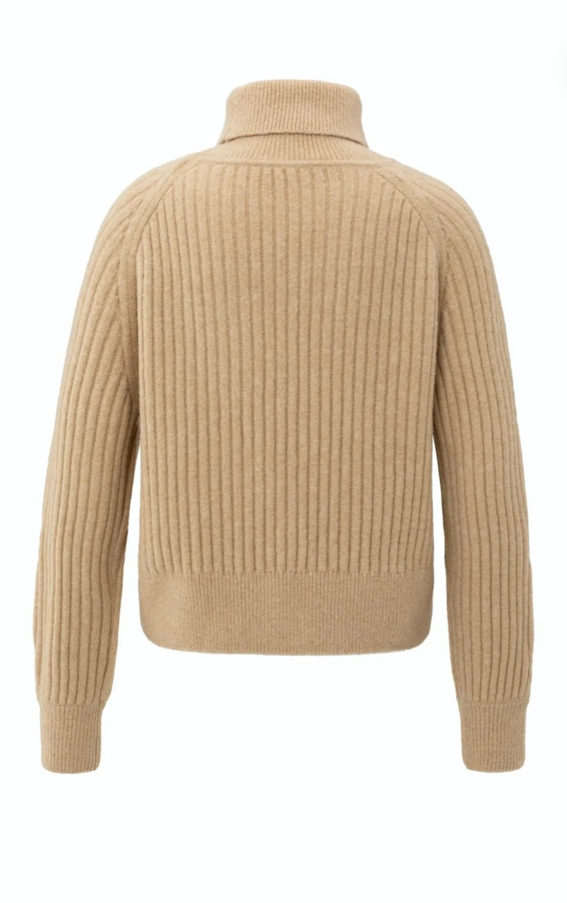 YAYA Rollkragenpulli in Camel