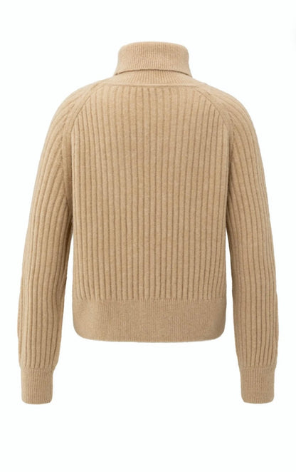 YAYA Rollkragenpulli in Camel