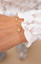 My Jewellery Minimalistisches Armband mit Strasssteinen gold