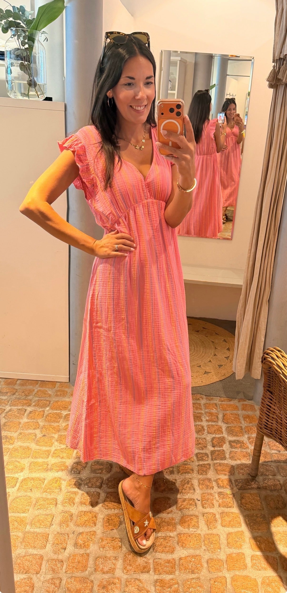MUSSELIN KLEID AMY