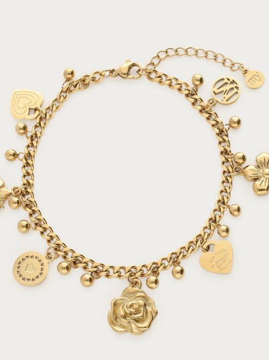 Botanical Armband in Gold