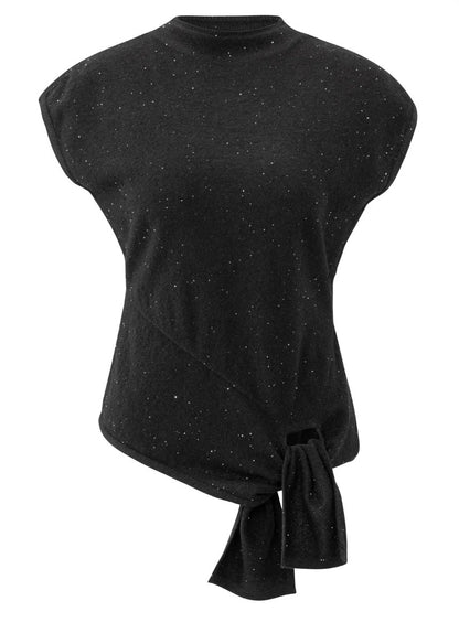 YAYA Strick Shirt mit Pailletten