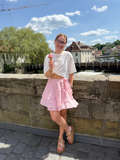 Sommer Rock in rosa