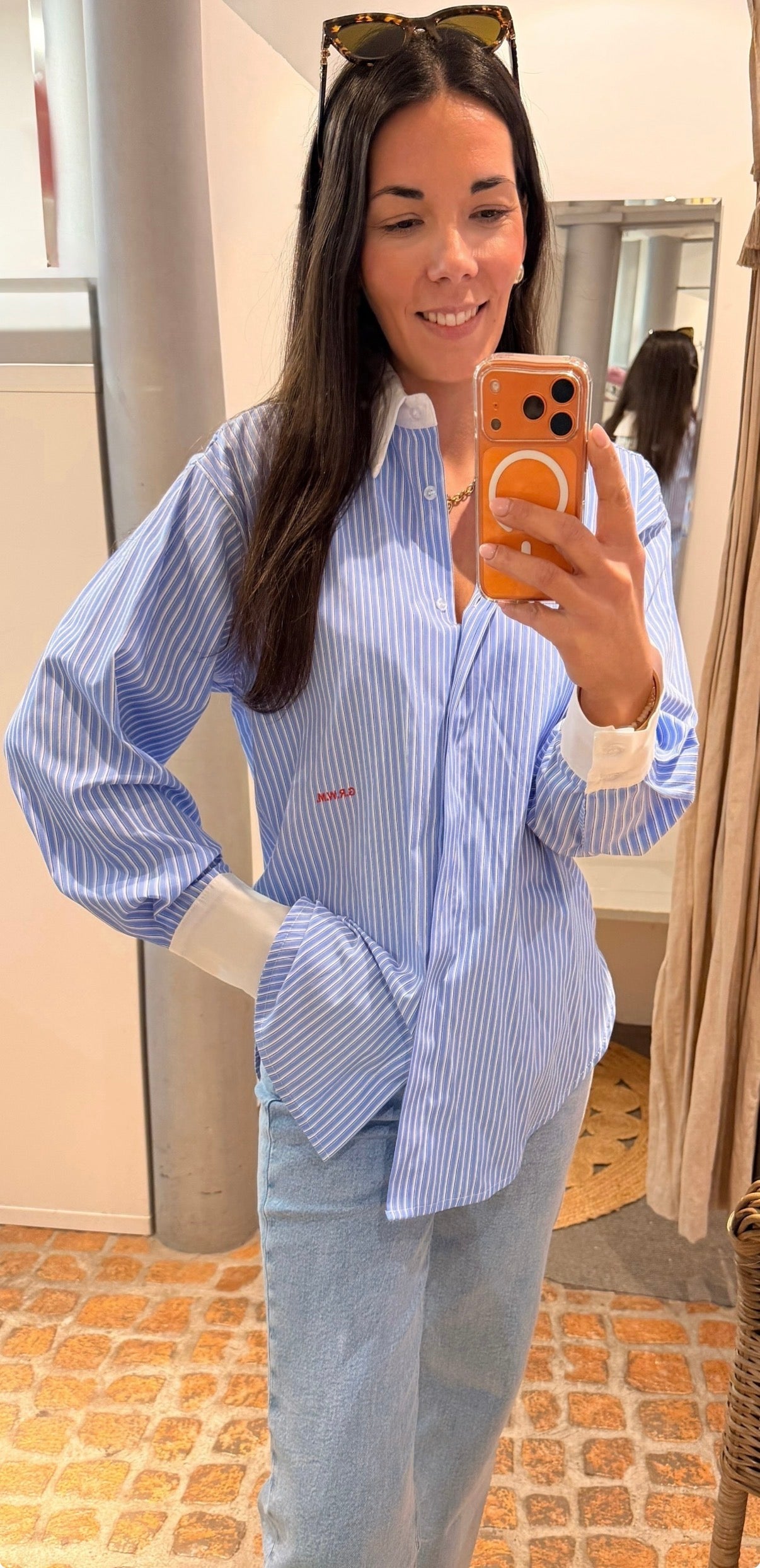 HEMD BLUSE STRIPES