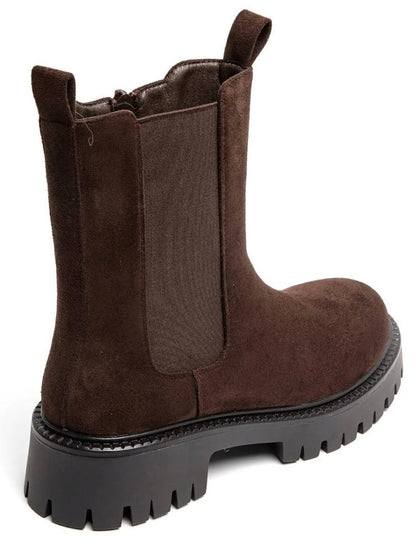 STIEFELETTEN WILDLEDER BRAUN