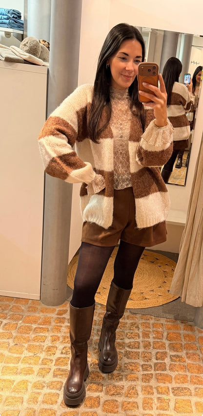 Cardigan Stripes in Toffee