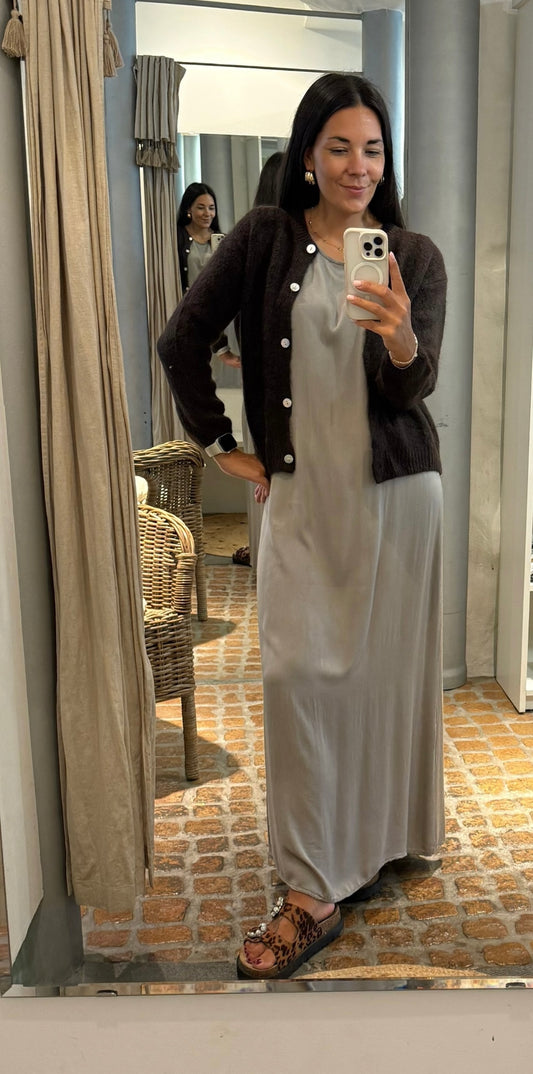 Cardigan in schokobraun