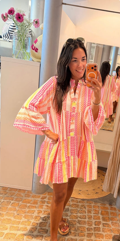 Midi Kleid Neon