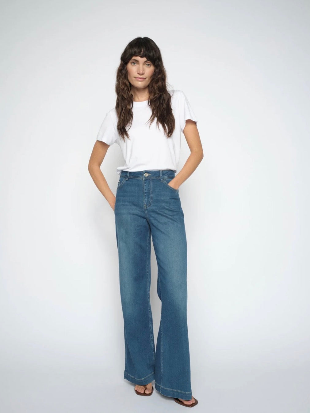 MOS MOSH DARA DELUXE JEANS MID BLUE