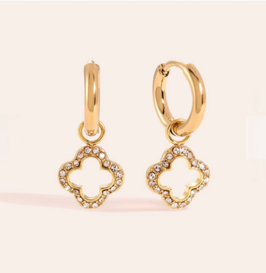 Ohrringe Flower gold