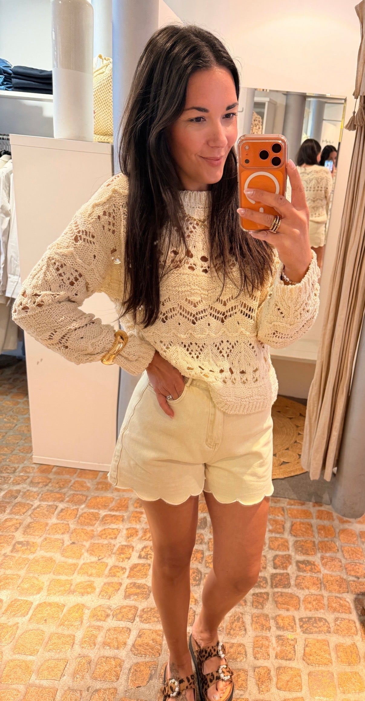 OUI PULLOVER WHITECAP GRAY