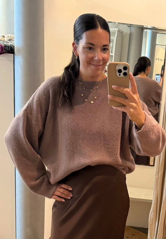Pulli in Braun