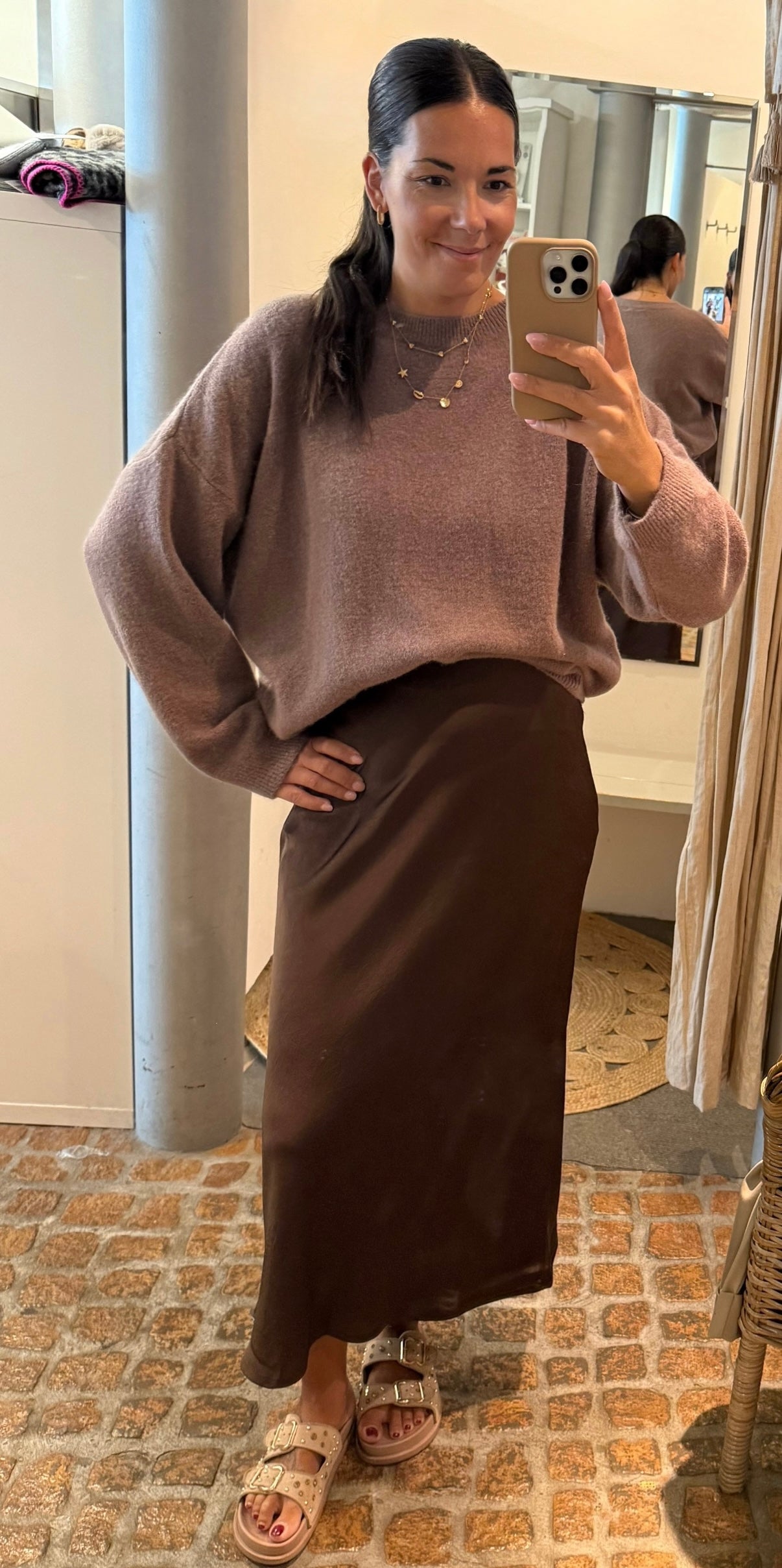 Pulli in Braun