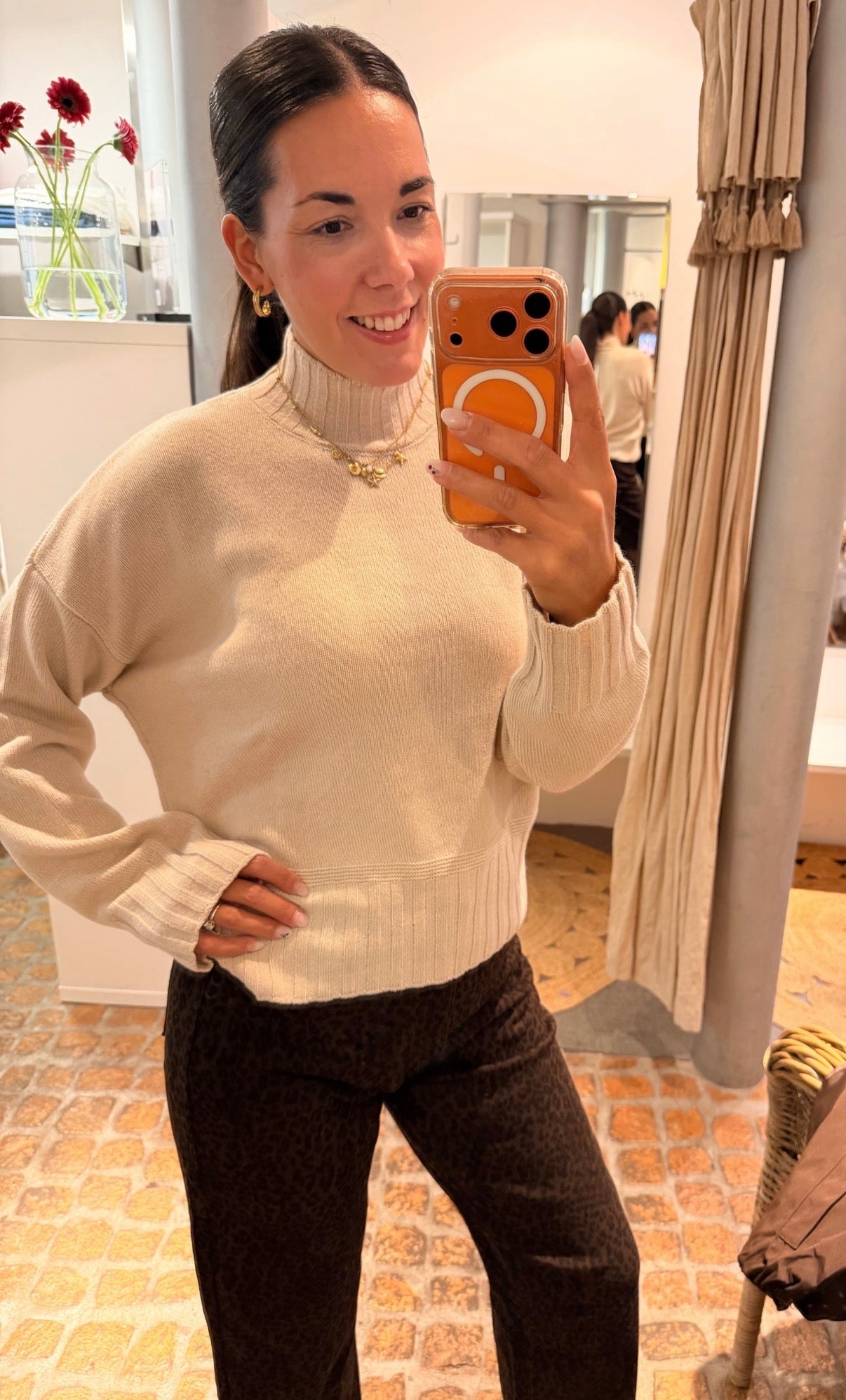 MILANO TURTLENECK PULLI KASCHMIR BEIGE