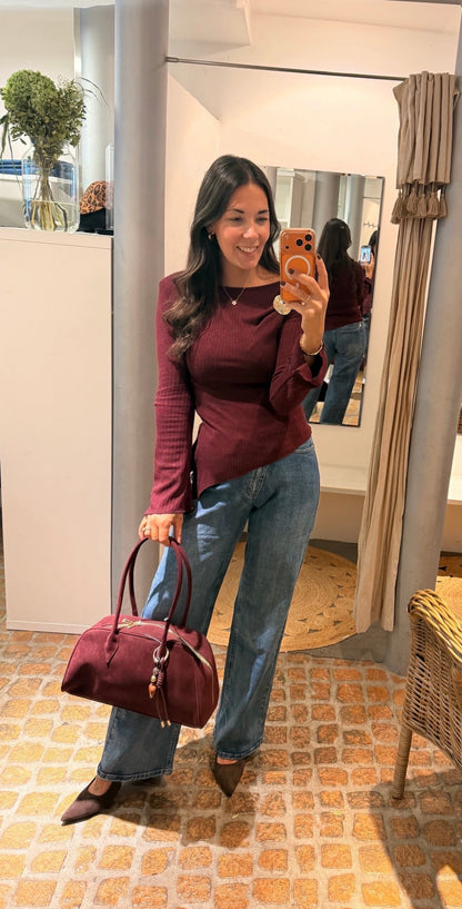 STATEMENT BUTTON OBERTEIL PLUM