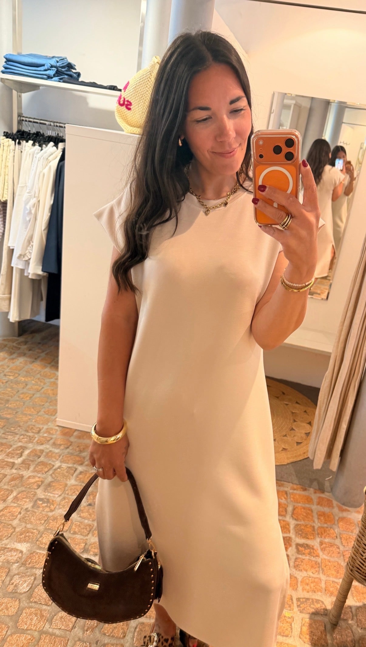 MAXI DRESS MILANO BEIGE
