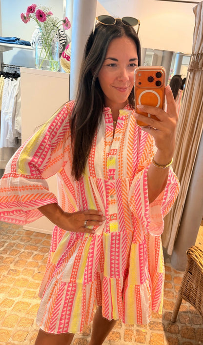 Midi Kleid Neon
