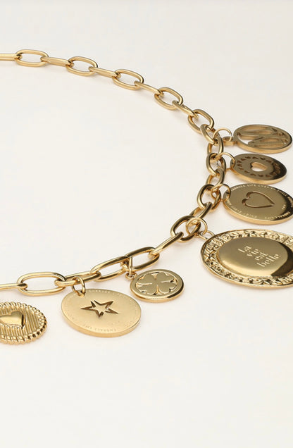 My Jewellery Starry Kette mit Münzen gold