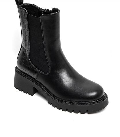 Stiefelette all black