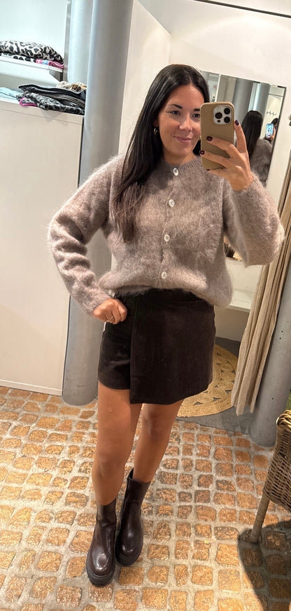 Skort Cord in schokobraun