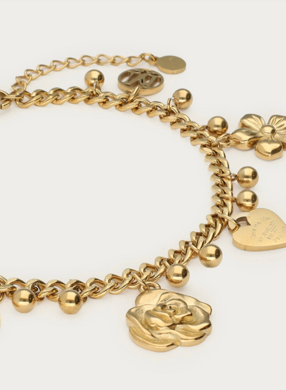 Botanical Armband in Gold