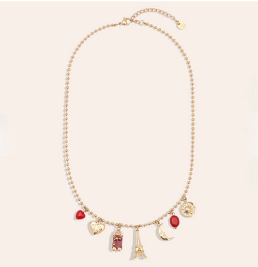 Kette I love Paris gold